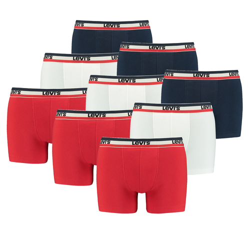 9er Pack Herren Levis SPRTSWR LOGO BOXER BRIEF Boxershorts Unterw�sche Pants  