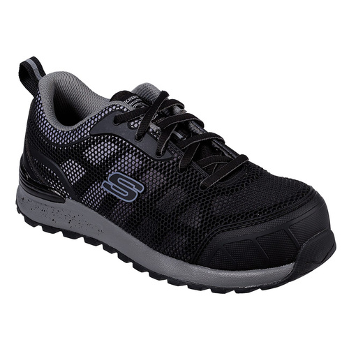 Skechers Damen Sicherheitsschuhe BULKLIN LYNDAKE Frauen Arbeitsschuhe 77273EC Schwarz