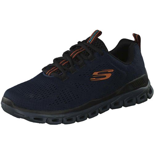 Skechers SPORT MENS GLIDE-STEP FASTEN UP Sneaker Herren blau