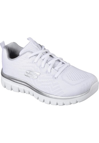 Skechers Sport Womens GRACEFUL GET CONNECTED Sneakers Women wei�/silber