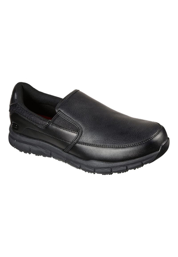 Skechers Work Relaxed Fit NAMPA GROTON Arbeitsschuhe Herren 77157EC Schwarz 