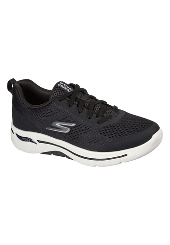 Skechers Go Walk Arch Fit - MOTION BREEZE Damen Sneaker 124404 Schwarz / Wei�