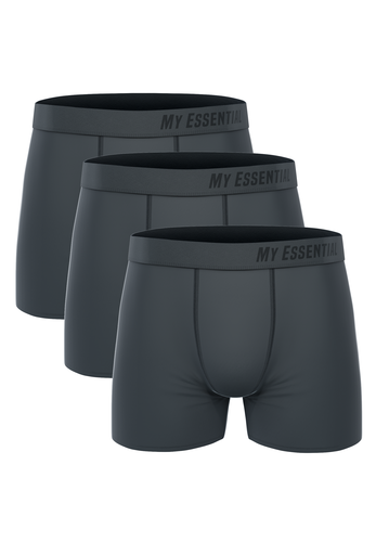 My Essential Clothing Basic Boxershorts Cotton Bio Herren Shorts Unterw�sche MYE1BCX3 3erPack 