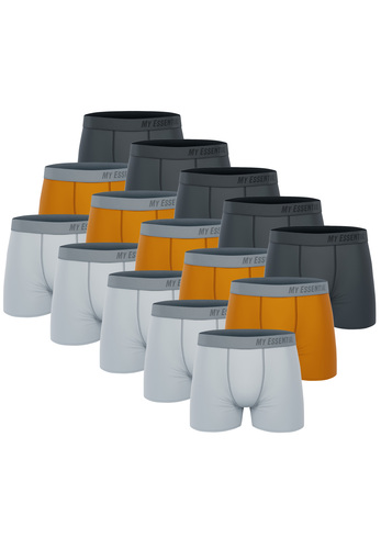 15 er Pack My Essential Clothing Basic Boxershorts Cotton Bio Herren Shorts Unterw�sche MYE1BCX3 