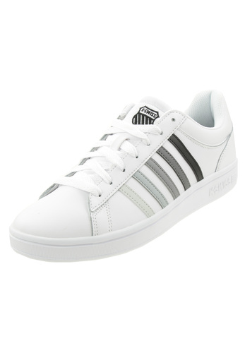 K-SWISS Court Winston Herren Sneaker Sportschuh 06154-131-M Wei�/Grau 