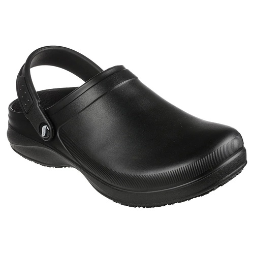 SKECHERS RIVERBOUND Arbeitsschuhe Sicherheitsschuhe Herren Clog 200092EC BLK Schwarz