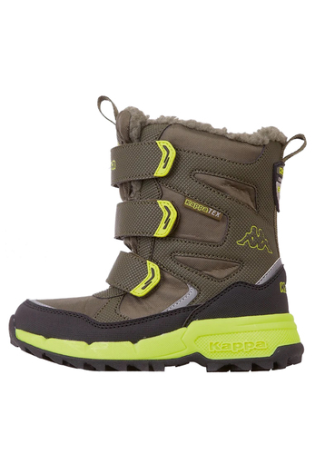 Kappa Unisex Kinder Stiefel Winterschuh gef�ttert Stylecode 260902K 3133 gr�n