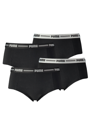 4er Pack Puma Iconic Mini Short Damen Panty Slip Shorty Unterw�sche Unterhose