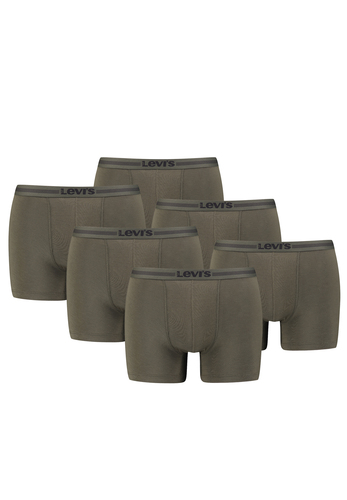 Levis Tencel Herren Unterw�sche Retroshorts Boxershorts 6er Pack 