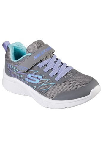 Skechers Girls Microspec Bold Delight Sneakers Kinder Schuhe grau 302468L