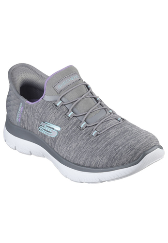 SKECHERS SUMMITS-DAZZLING HAZE 149937 GYMT Sneakers Slip in Damen grau