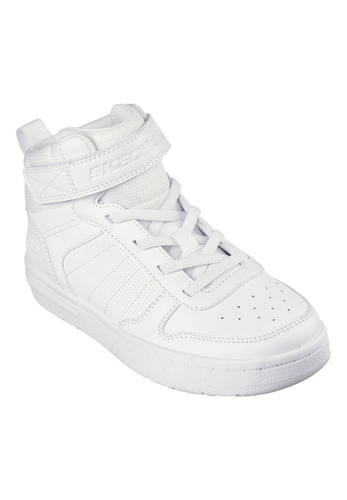 Skechers Kinder Smooth-Street - VORREZ Jungen Sneaker high  405633L WHT wei�