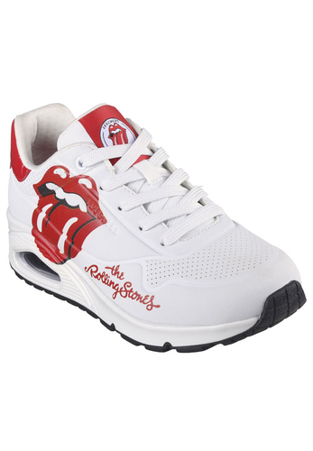 Skechers Herren Uno ROLLING STONES SINGLE! Sneaker 183102 Wei