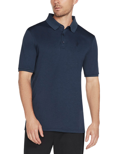 Skechers Apparel Off Duty Polo Shirt Herren T-Shirt M3TO45 417 NVY blau