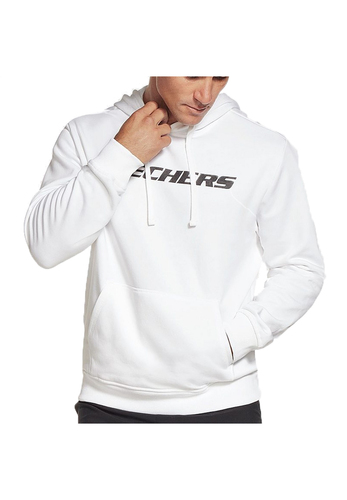 Skechers SKECH-SWEATS MOTION PULLOVER HOODIE Herren Sweatshirt MHD81 wei�  