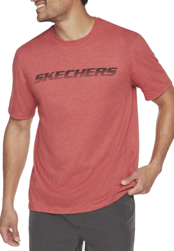 Skechers MENS MOTION TEE Shirt Herren T-Shirt MTS367 600 RED rot