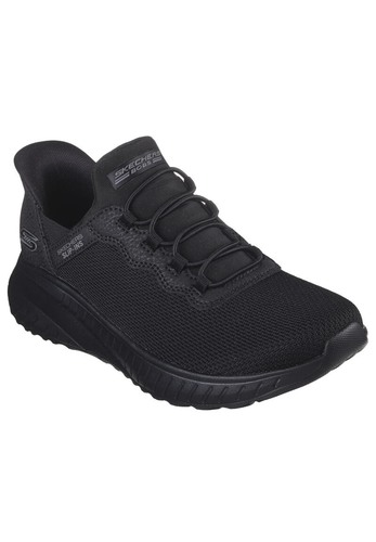 Skechers Damen WIDE FIT BOBS SQUAD CHAOS DAILY INSPIRATION Slip Ins Schwarz