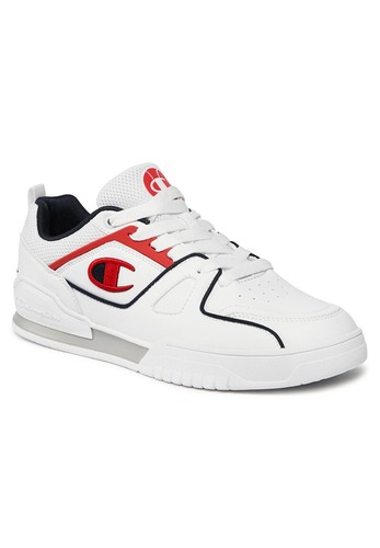 Champion 3 Point Low Herren Sneaker S21882-CHA-WW010 wei/blau/rot