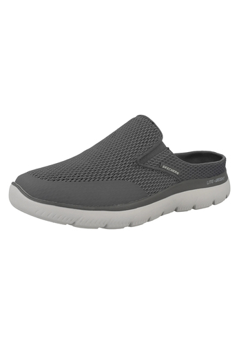 Skechers Sport Herren SUMMITS VINDICATOR Pantolette Slip on 232296 grau  