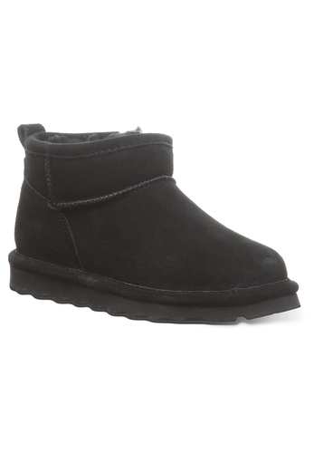 BEARPAW Shorty Damen Winterstiefelette Lammfellstiefel Boots 2860W Black II
