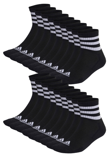 18 Paar adidas C Sportswear MID 18p Mid Cut Socken Unisex Sportsocken 