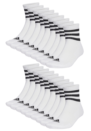 18 Paar adidas C Sportswear MID 18p Mid Cut Socken Unisex Sportsocken 