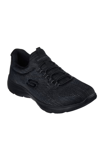 SKECHERS SUMMITS-FUN FLARE Sneakers Damen schwarz VEGAN 150113 BBK