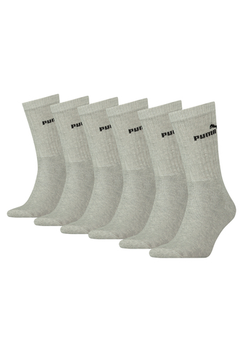 Puma Sportsocken Tennissocken Crew Tennis Socken Unisex f�r Damen und Herren 6 Paar
