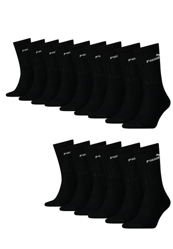 Puma Sportsocken Tennissocken Crew Tennis Socken Unisex f�r Damen und Herren 15 Paar
