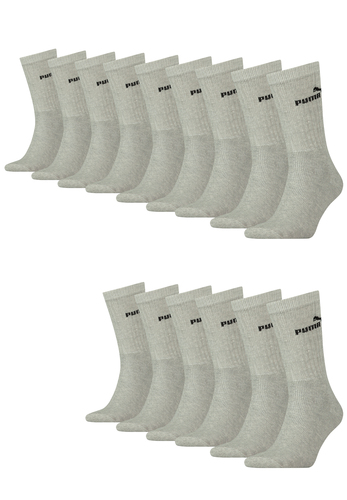 Puma Sportsocken Tennissocken Crew Tennis Socken Unisex f�r Damen und Herren 15 Paar