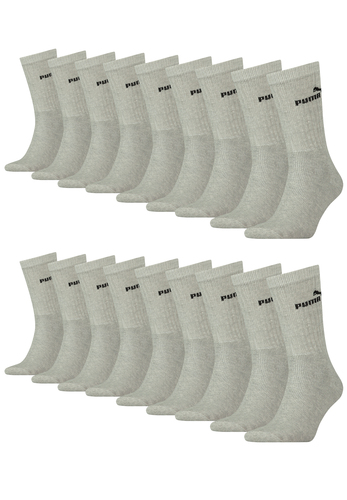Puma Sportsocken Tennissocken Crew Tennis Socken Unisex f�r Damen und Herren 18 Paar