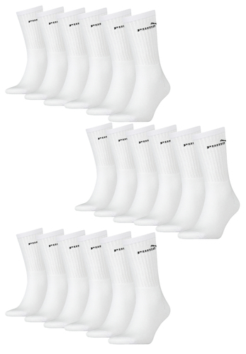Puma Unisex Crew Tennissocken Sportsocken Socken f�r Damen Herren 18 Paar