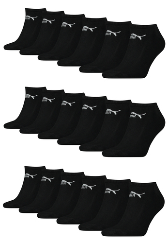 Puma Unisex Sneaker Socken kn�chelhoch f�r Damen Herren 18er Pack