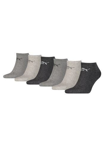 Puma Unisex Sneaker Socken im Retro Design kn�chelhoch f�r Damen Herren 6er Pack 