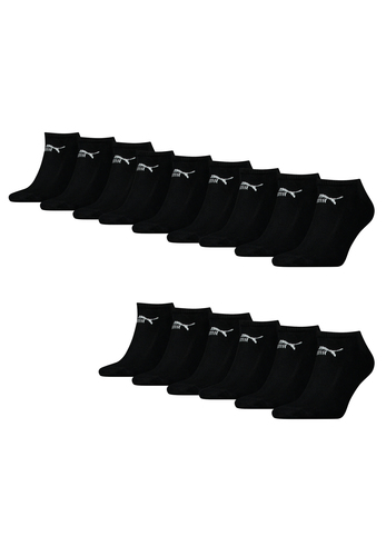 Puma Unisex Sneaker Socken im Retro Design kn�chelhoch f�r Damen Herren 15er Pack 