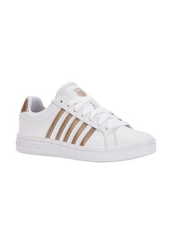 K-SWISS Court Tiebreak Damen Sneaker 97011-194-M weiss gold