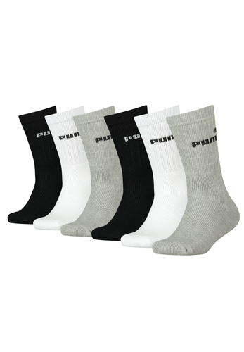Puma Tennissocken Crew Kinder Tennis Socken Sportsocken Unisex f�r M�dchen und Jungen 6 Paar 