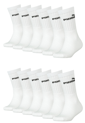 Puma Tennissocken Crew Kinder Tennis Socken Sportsocken Unisex f�r M�dchen und Jungen 12 Paar 