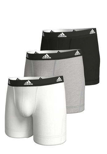 Adidas Basic Boxer Brief Men Herren Unterhose Shorts Unterw�sche 3er Pack   
