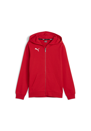 PUMA Kinder teamGOAL Casuals Hooded Jacket Jr Kapuzenjacke 658596 01 rot  