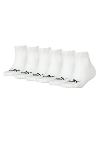 Puma KIDS Quarter Socken Sneaker Gr. 27 - 38 f�r M�dchen und Jungen 6 Paar 