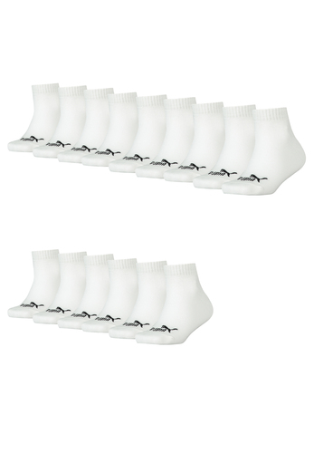 Puma KIDS Quarter Socken Sneaker Gr. 27 - 38 f�r M�dchen und Jungen 15 Paar 