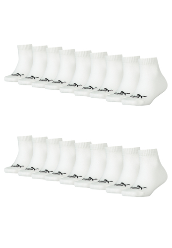 Puma KIDS Quarter Socken Sneaker Gr. 27 - 38 f�r M�dchen und Jungen 18 Paar 