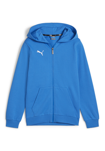 PUMA Kinder teamGOAL Casuals Hooded Jacket Jr Kapuzenjacke 658596 02 blau 