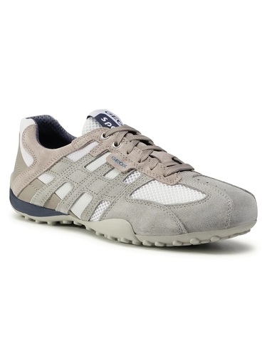 Geox U Snake K Herren Sneaker U4207K  ice/white