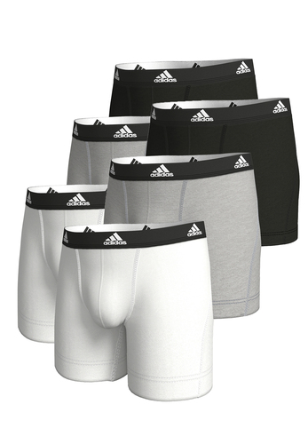Adidas Basic Boxer Brief Men Herren Unterhose Shorts Unterw�sche 6er Pack 