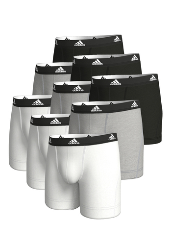 Adidas Basic Boxer Brief Men Herren Unterhose Shorts Unterw�sche 9er Pack   