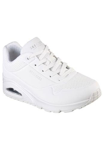 Skechers Street Uno -STAND ON AIR Damen WIDE FIT Sneaker 73690W weiss