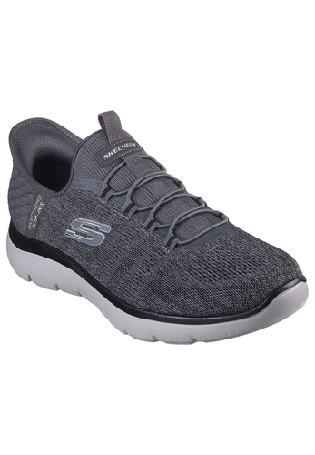 Skechers Sport Herren SUMMITS KEY PACE  Sneakers Slip ins Vegan 232469 grau 