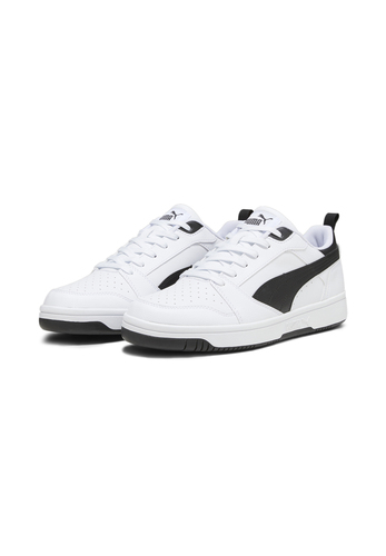 Puma Rebound v6 Low Herren Sneaker Sportschuh 392328 02 weiss schwarz  